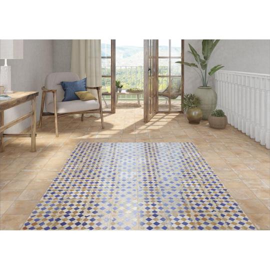 mediterran artdeco negyzet mintas csempe burkolat rusztikus vintage kopottas kek narancssarga tegla szinu kezzel festett csempe toszkan olasz furdoszoba nappali greslap fagyallo konyhacsempe lakberendezes balaton provence provnasz.jpg